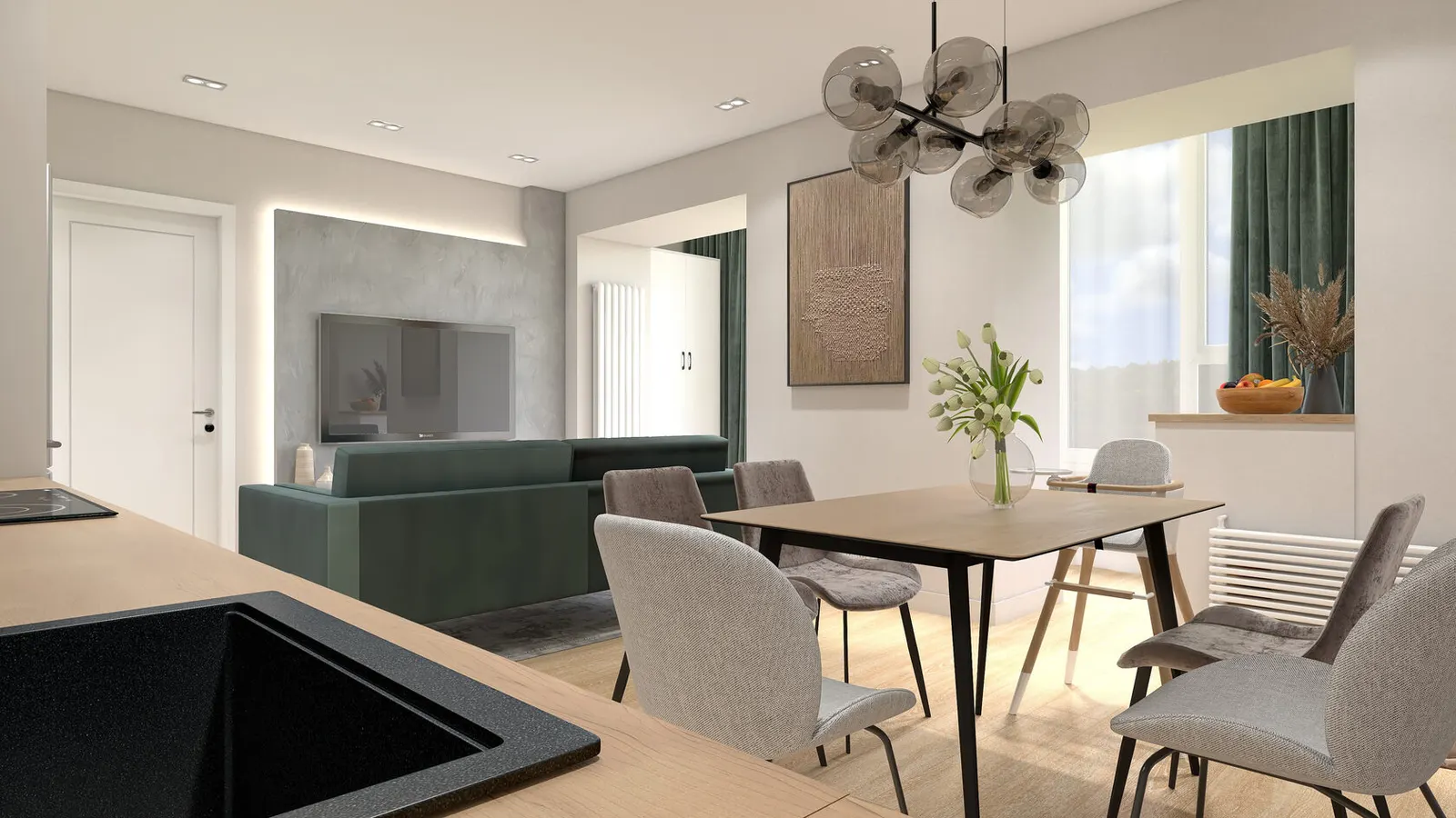Квартира 3-комнатная, 72 м² — г. Благовещенск, фото 5