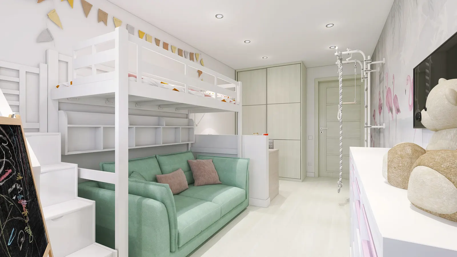 Детская комната, 15 м² — г. Благовещенск, фото 1