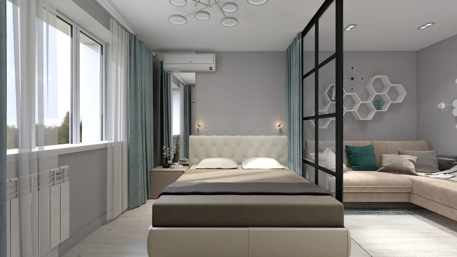Комната с зоной спальни, 16 м² — г. Благовещенск, фото 2