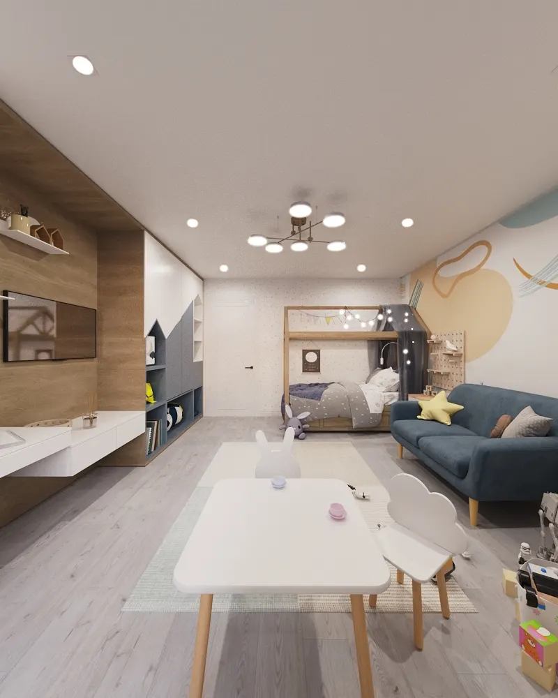 Детская комната для мальчика, 15 м² — г. Благовещенск, фото 1
