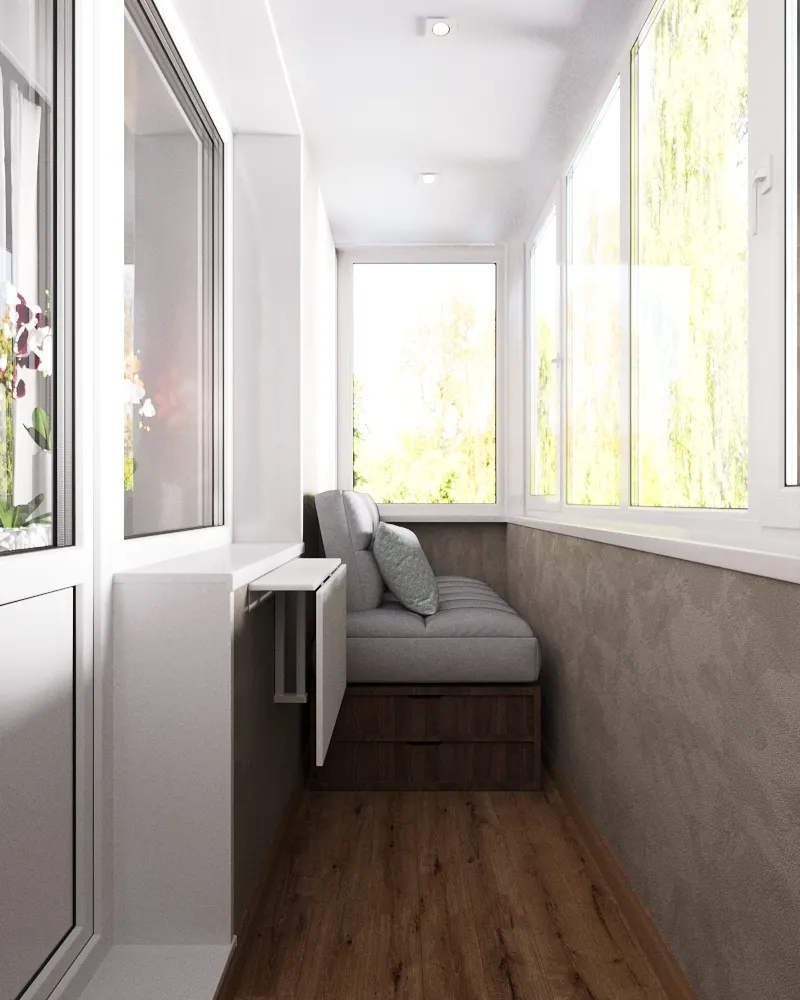 Кухня в современном стиле, 15 м² — г. Благовещенск, фото 11